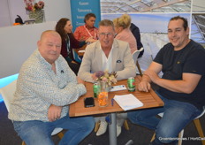 Rob Boeters (BKC), Nico Luiten (Luiten) en Bryan van Koppen (BKC)