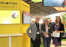 Team Robocrops op GreenTech Amsterdam: Maurice Wubben, Colinda de Beer en Liesbeth Leurs