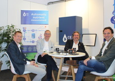 Wilco Dijkstra (CE-Line), Micha van Nieuwkerk (Van der Ende Group), Simon Meijer (CE-Line) en Lex van der Ende (Van der Ende Group)