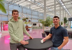 Klaas Jan van der Maas (Van Noord Tomaten) en Youri de Zeeuw (Hortiled)