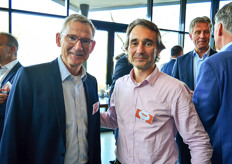 Gerard Bartels, nog steeds verbonden aan scelta als adviseur (Barco Consultancy), deze zomer is hij gestopt als Commercial Project Manager in dienst bij Scelta, op de foto samen met Lluis Sune van het Spaanse MK Alcon Food Marketing S.L.