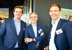 Clim Frusch van ING met Marcel Mertens en Wouter Tosserams van E.Y.