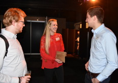 Danny de Jong & Mandy Vellekoop (Blueroots) samen met Remco Zwinkels (Hogeschool Inholland Delft)