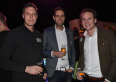 Ren van der Horst (Spuitbedrijf R. vd Horst BV), Raymond Vijverberg (Quality) & Sjoerd Onings (Onings holland Flowerbulbs)