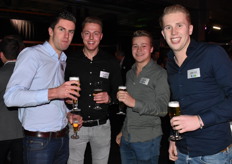 De mannen van Hogeschool Inholland Delft: Remco Zwinkels, Sander Vermeer, Daan Jonker & Christian Teerds