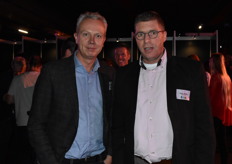 Nico vd Houwen (Agrolux Nederland BV) samen met George Steentjes (Pacombi Horti)