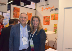 Richard Schouten van Fresh Produce Center en Adrielle Dankier van Nature’s Pride