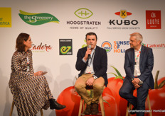 Antonio Domene van CASI kwam naast David Del Pino van Freshstrategy op het podium zitten. David vertelde dat door de moeilijke tijden die de Spaanse tomatensector doormaakt de bereidheid om te samenwerken stijgt. Dat onderschreef ook Antonio, terwijl hij ook nogmaals zijn zorgen uitte over de toenemende niet-Europese concurrentie (lees: Noord-Afrikaanse tomatenteelt).