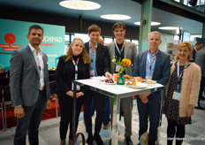 Joost Haenen van Ludvig Svensson, Giama Corbelli van Messe Berlin, Thomas Karl van Fruit Logistica, Andreas Hofland van Hortikey, Martien Penning van Hillenraad & Nele Indevuyst van AHK Debelux & Messe Berlin