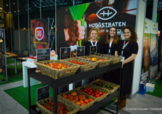 De diverse tomaten van Hoogstraten stonden fraai uitgestald