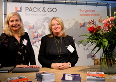 Conny Kleppe en Mandy van Tetering van Pack and Go, het reisbureau voor alle zakenreizen.