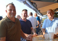 Rob Bekkering, Bram de Niet (Van der Valk Systems) en Carl Stougie (Schermned)