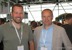 Leon van Mil (Vreugdenhil) en Peter Geerts (Syngenta)