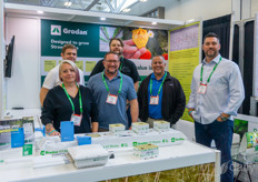 Het team van Grodan uiteraard paraat op de beurs.