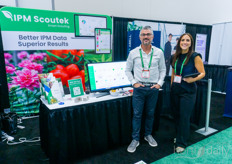 Brian Hendel and Samantha Hryniuk with IPM Scoutek