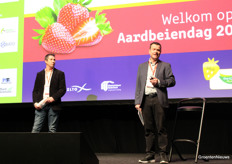 Dagvoorzitters Klaas Walraven (Delphy) en Henny van Gurp (Glastuinbouw Nederland) konden vertellen dat er ruim 800 bezoekers waren op de woensdag.